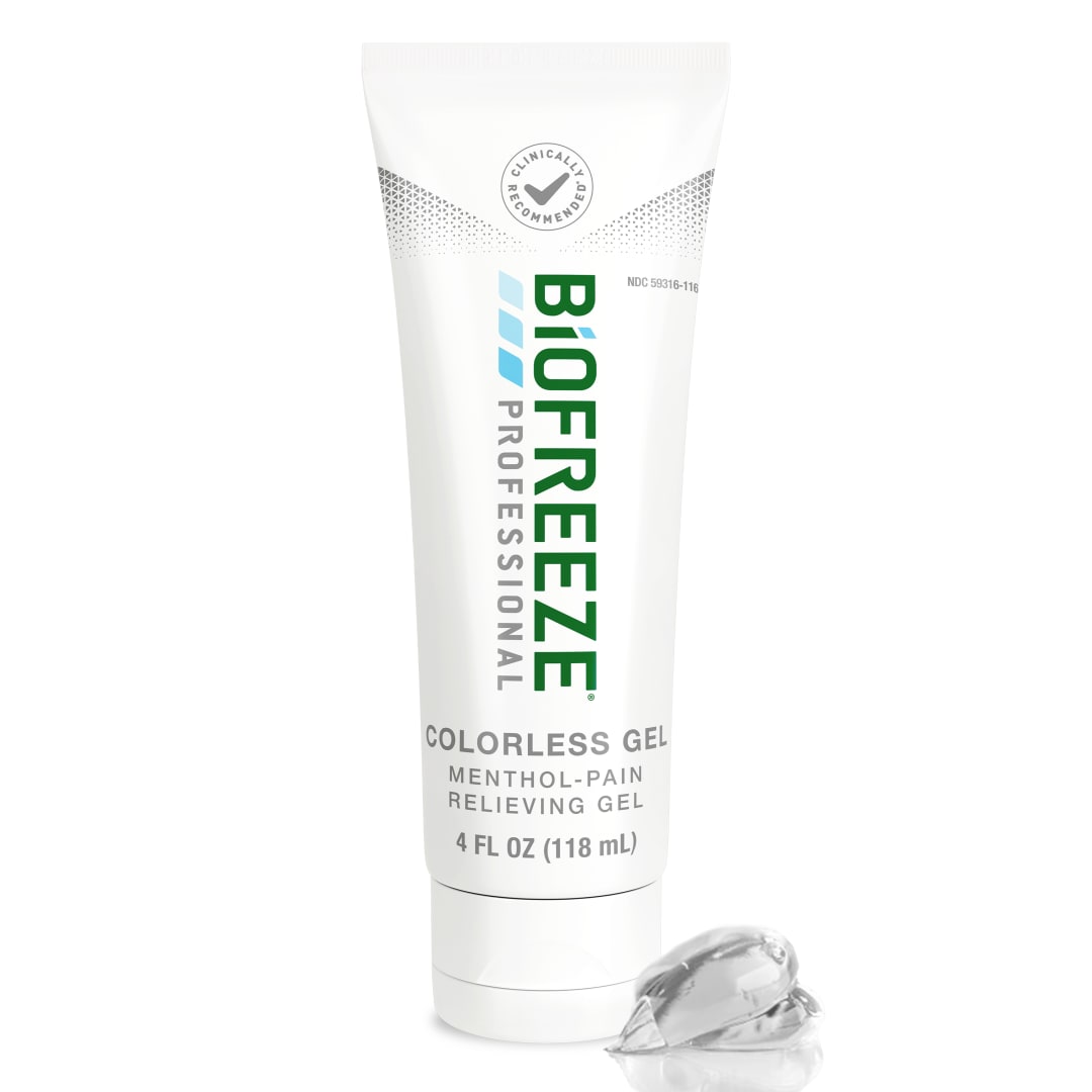 Biofreeze Professional Pain Relief Gel, 4 oz. Tube, Colorless
