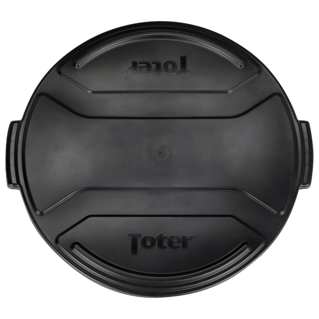 55 Gal. Round Trash Can Lid - Black