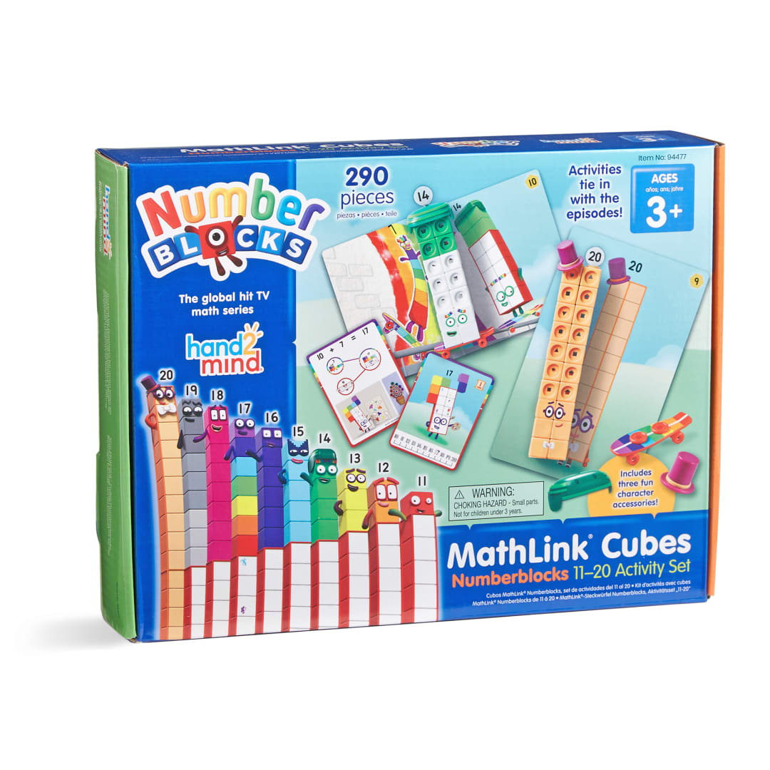 MATHLINK® CUBES, NUMBERBLOCKS 11-20 SET