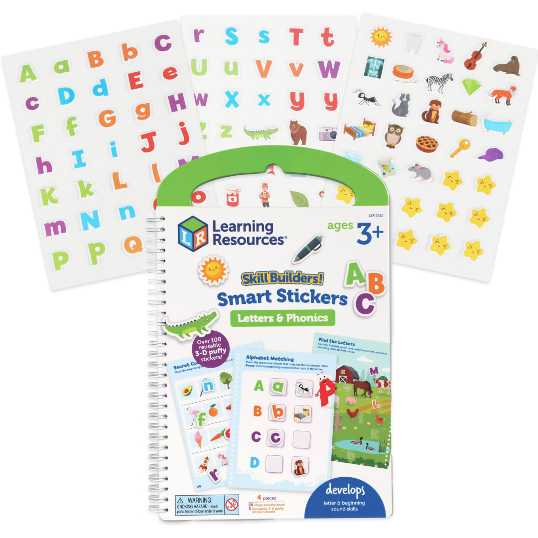 Skill Builders! Smart Stickers Letters & Phonics