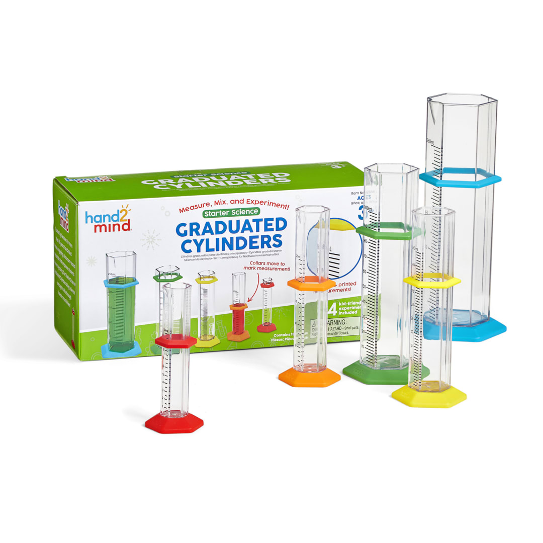 STARTER SCIENCE GRADUATED CYLINDERS S/5