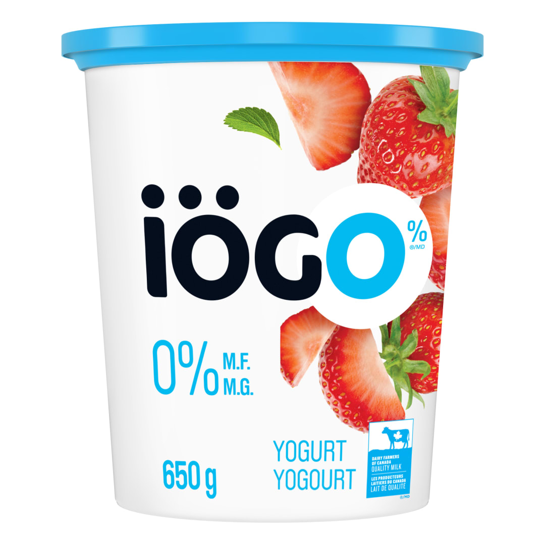 iÖGO Strawberry Fat Free Yogurt Tub 0%