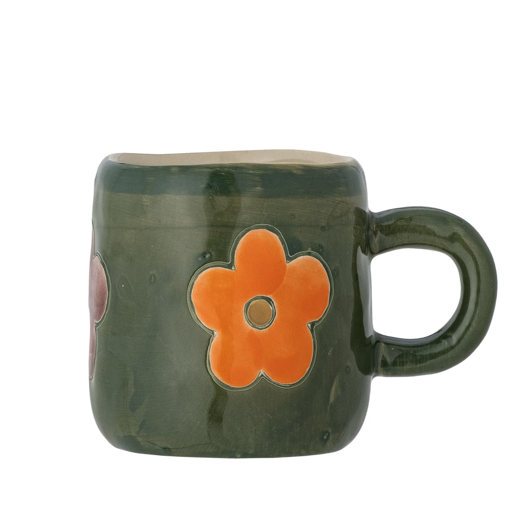 82060484 - Addy Cup, Green, Stoneware STOCK: 300