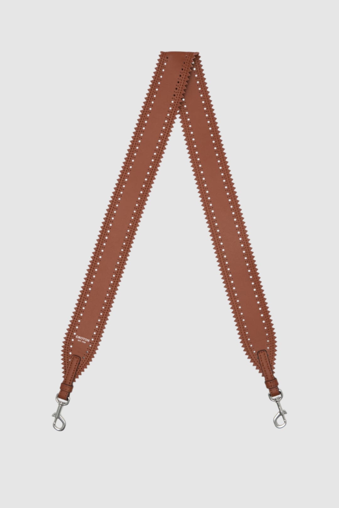 Mica Broguing Bag Strap