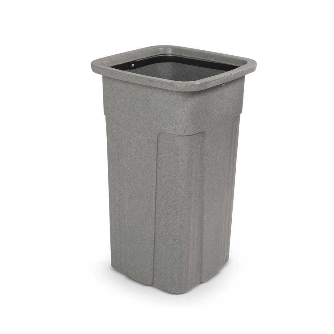 Slimline 25 Gal. Square Trash Can