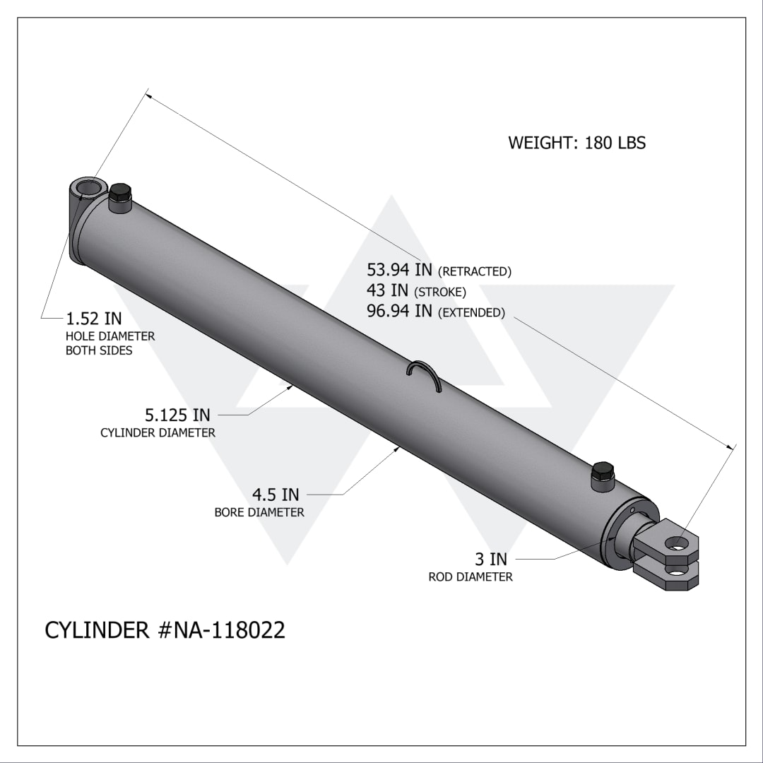 Wastebuilt® Replacement for New Way Slide Cylinder Cobra