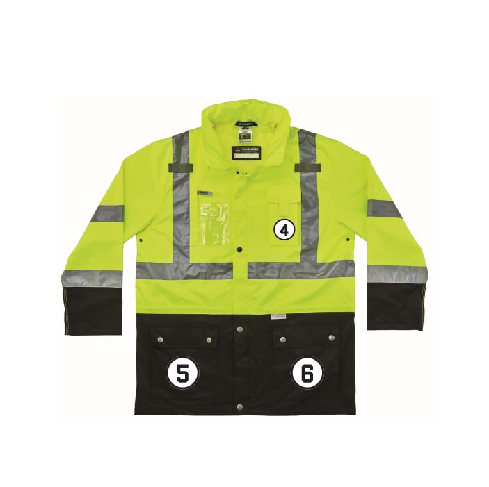 GloWear 8386 Hi-Vis Shell Jacket - Type R, Class 3