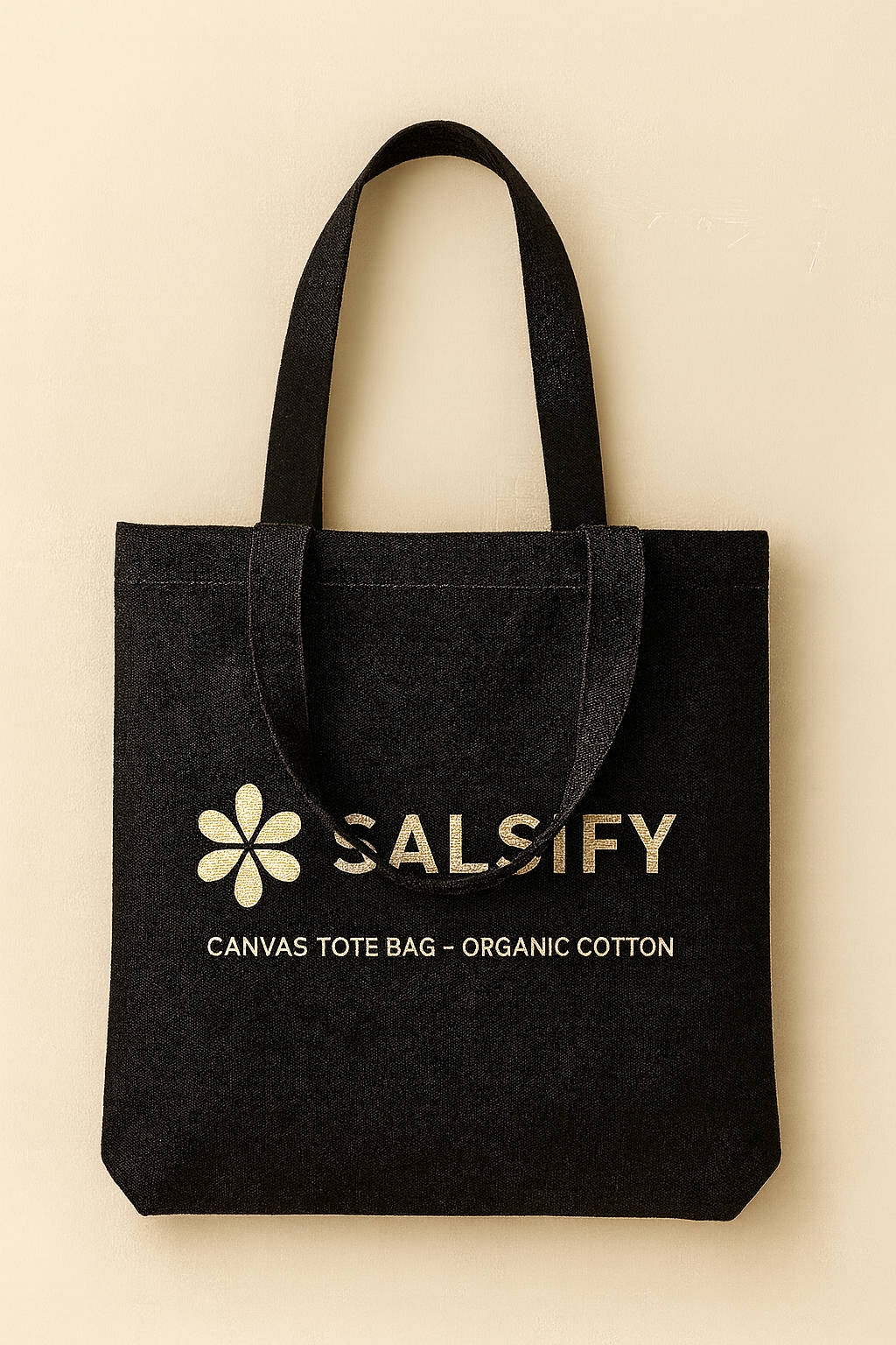 Canvas Tote Bag – Black