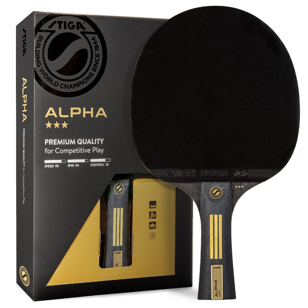 STIGA Alpha Ping Pong Paddle –