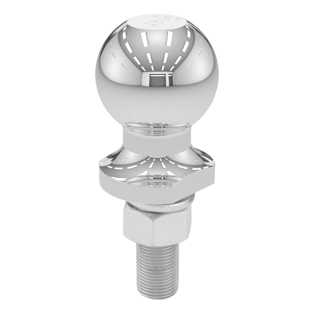 CURT 2" Trailer Ball (3/4" x 2-1/8" Shank, 3,500 lbs., Chrome, Packaged) #40065