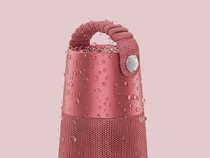 Salsify Edge SoundWave Mini Portable Bluetooth Speaker - Sunset Red