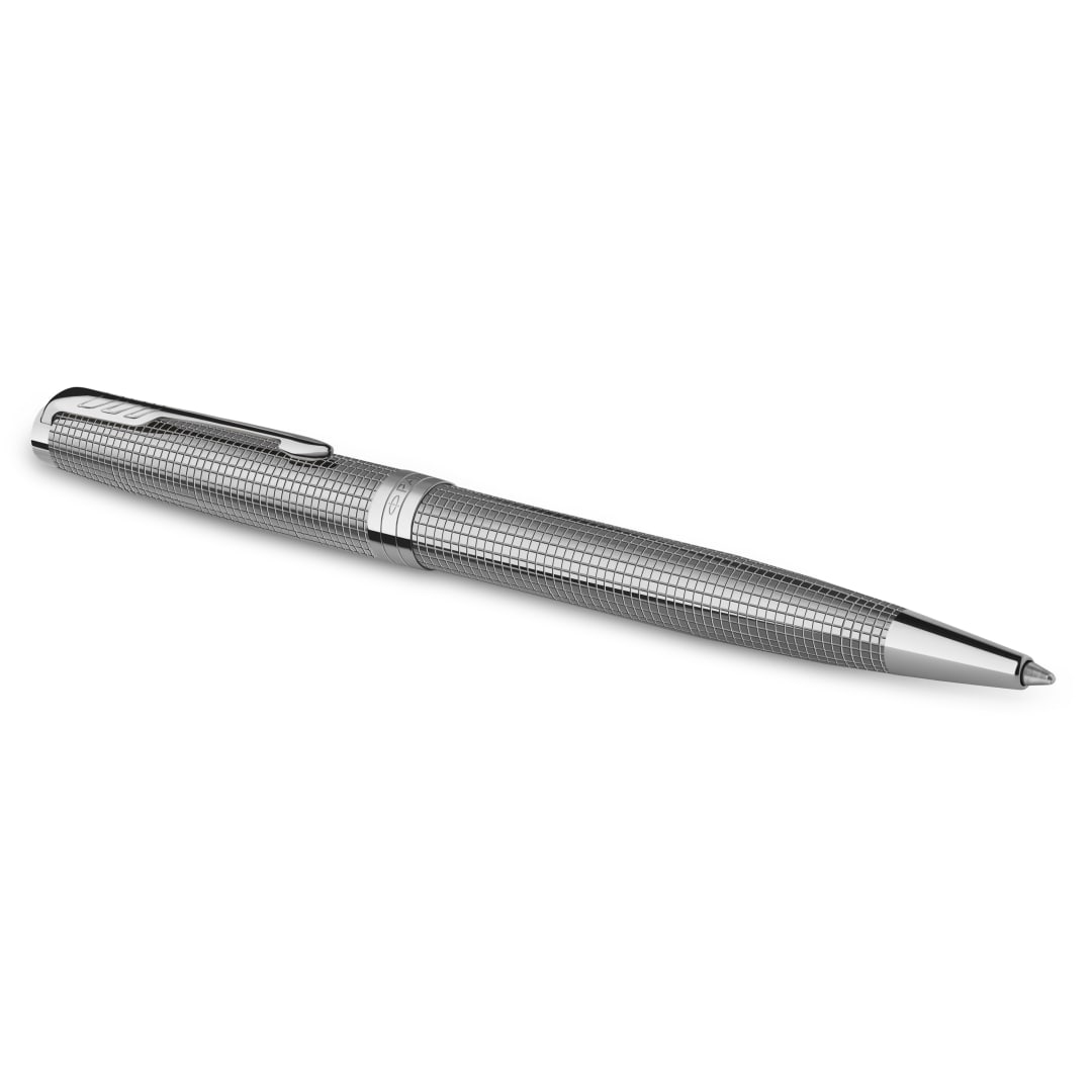 Bolígrafo Parker Sonnet Ciselé Edición Especialcapuchóncuerpo y acabado en paladiomediotinta negra