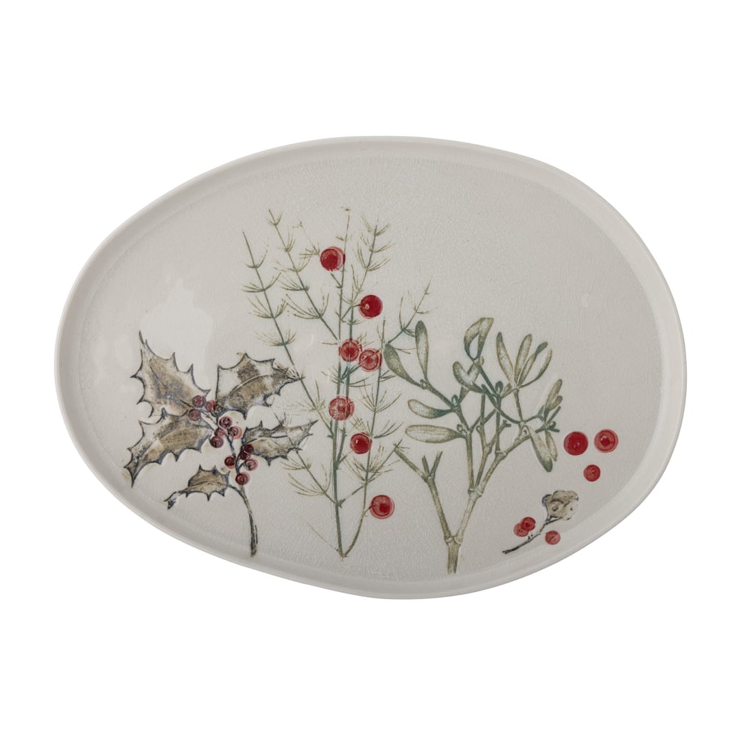 82056201 - Hollie Serving Plate, Multi, Stoneware STOCK: 84