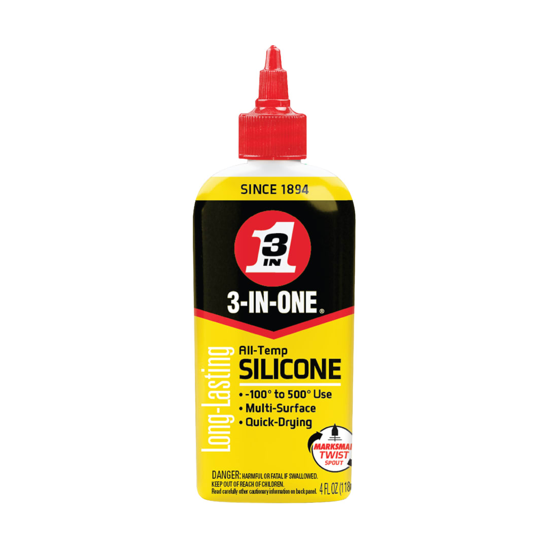 3-IN-ONE 4 fl oz Silicone Drip Oil, Fast-Acting Silicone Lubricant for Farm Equipment