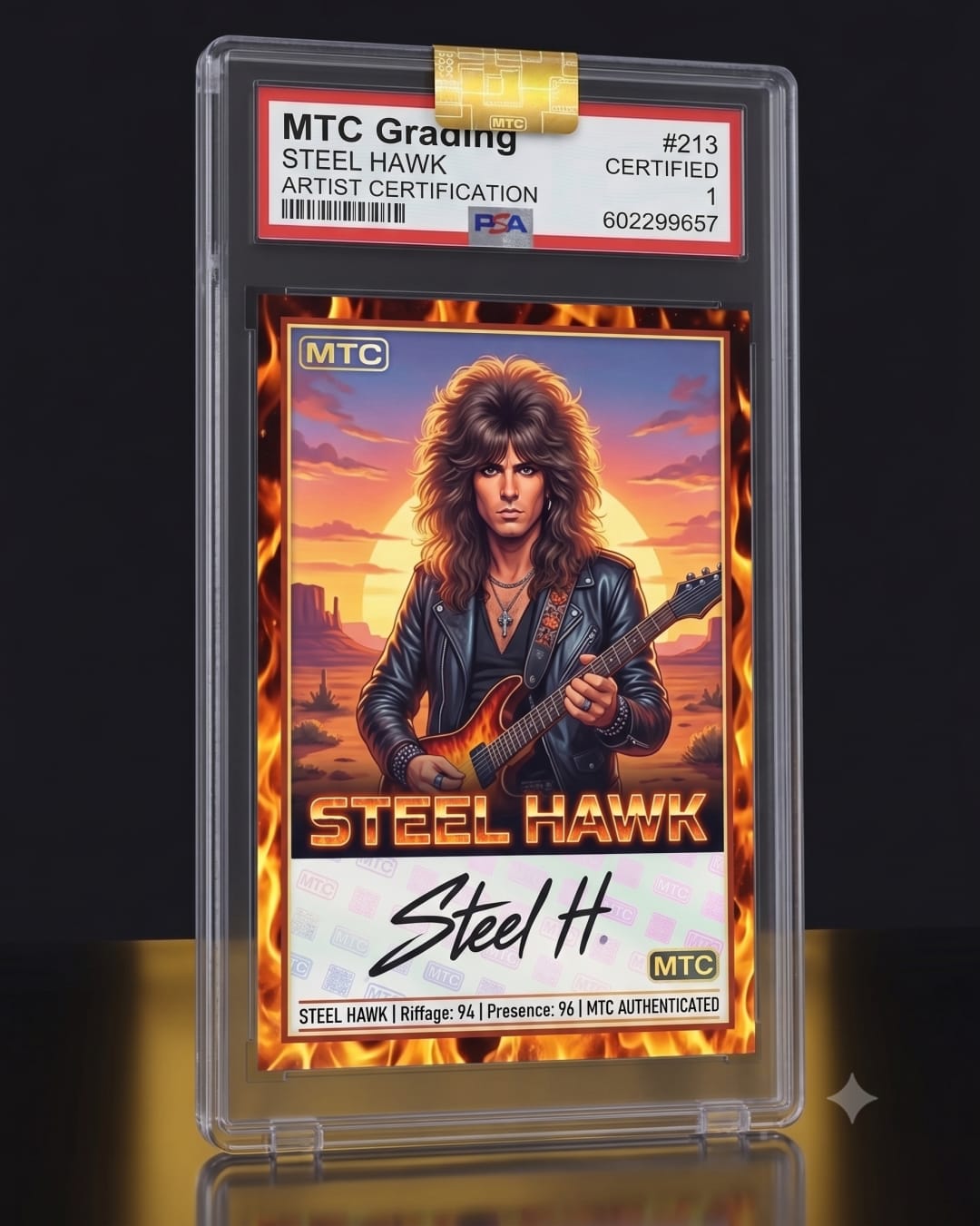 Steel Hawk Trading Card