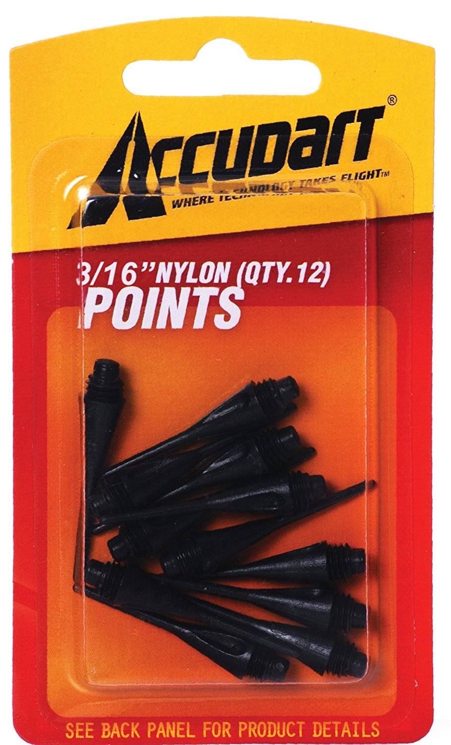 Accudart 1/4" Nylon Points (60