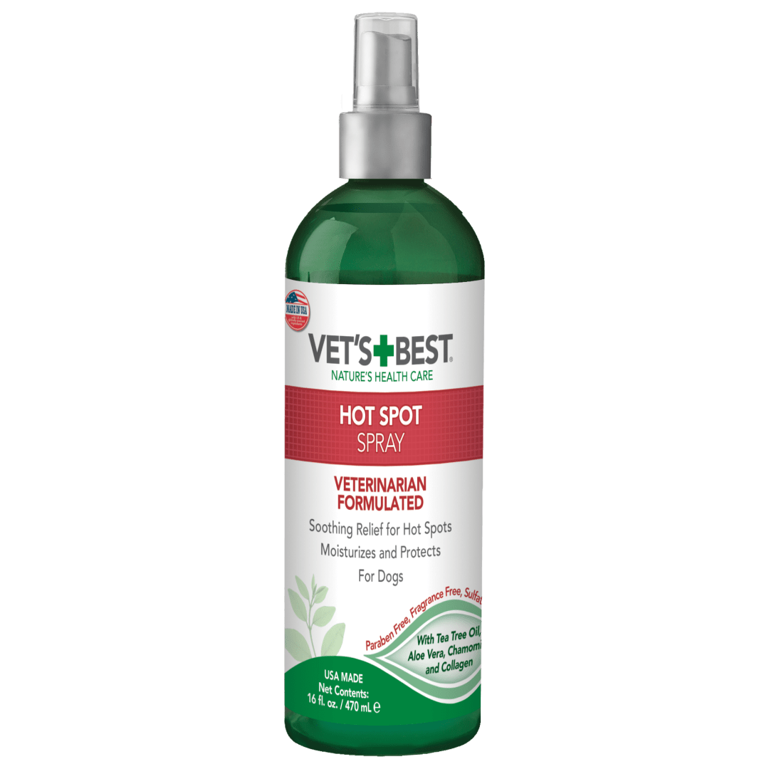 Vet’s Best Dog Hot Spot Itch Relief Spray, 16 Ounces
