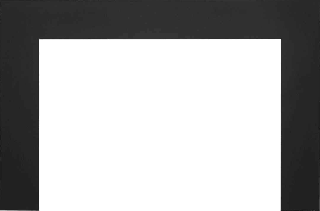 Faceplate - Large 3-Sided, 5" Black (for 3-Sided Backerplate) for Oakville™ X4