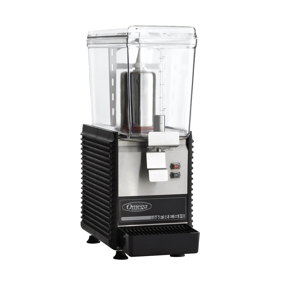 OSD10 - Single 3-Gal Bowl Drink Dispenser, Omega Drink Dispenser 1 Bowl