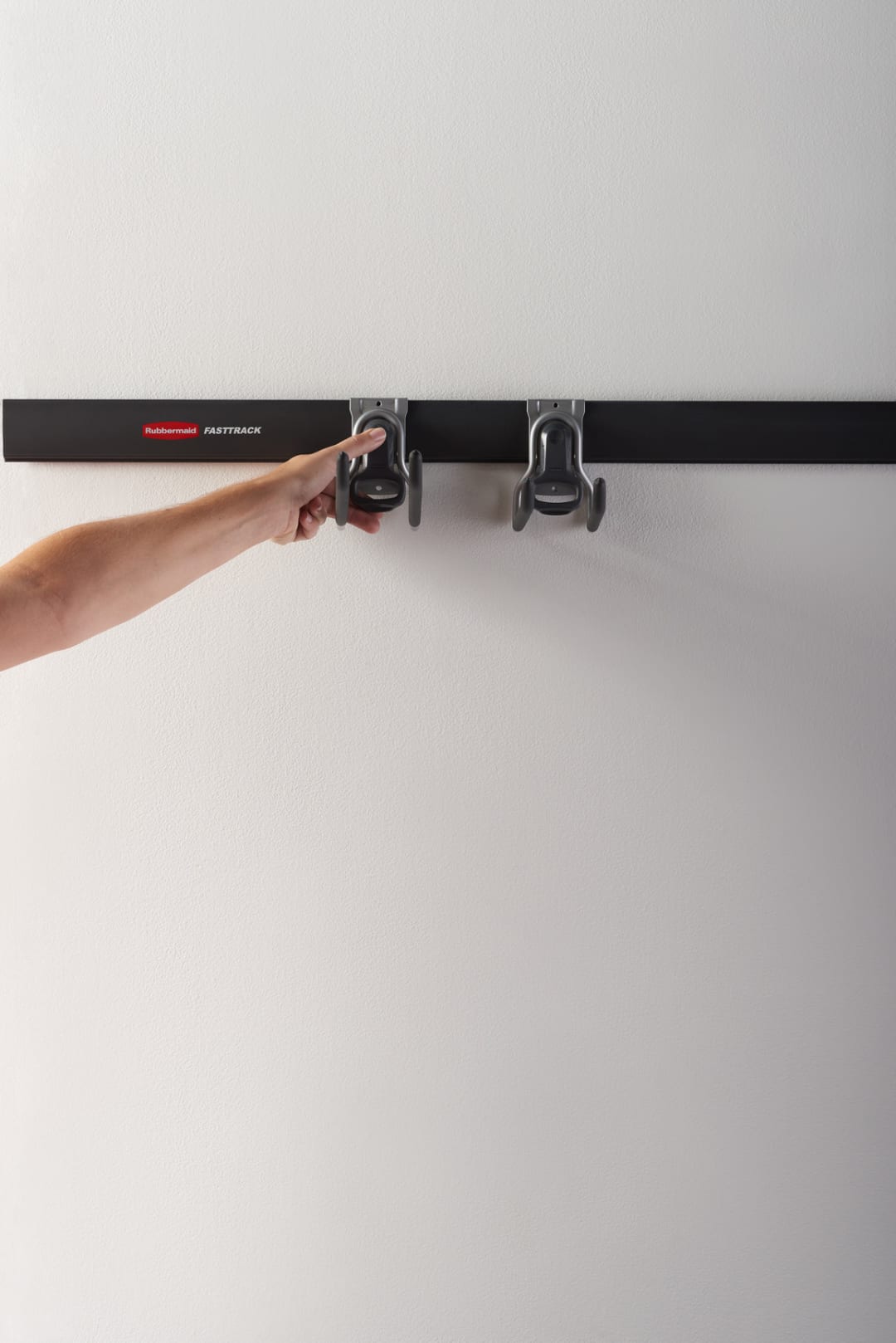 Rubbermaid FastTrack 2-Piece Multi-Purpose Hook Bundle, Garage Organization, Wall Hangers