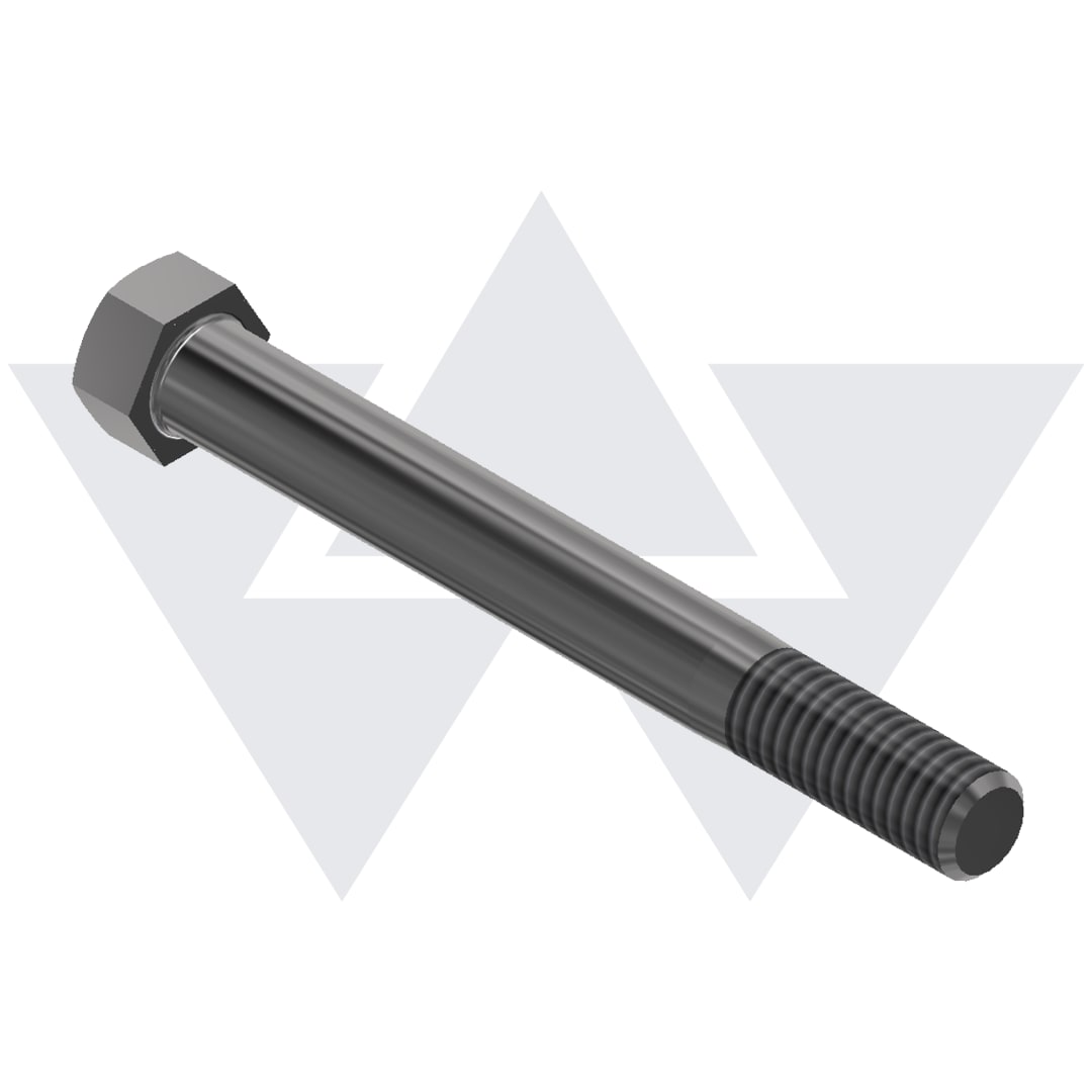 7/16-14 X 4 USS Grade 8 Zinc-Yellow