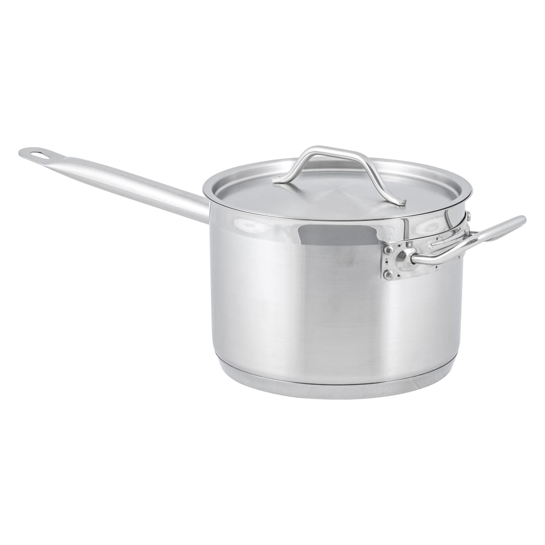 SPS-45 - SAUCE PAN S/S 4.5 QT W/COVER