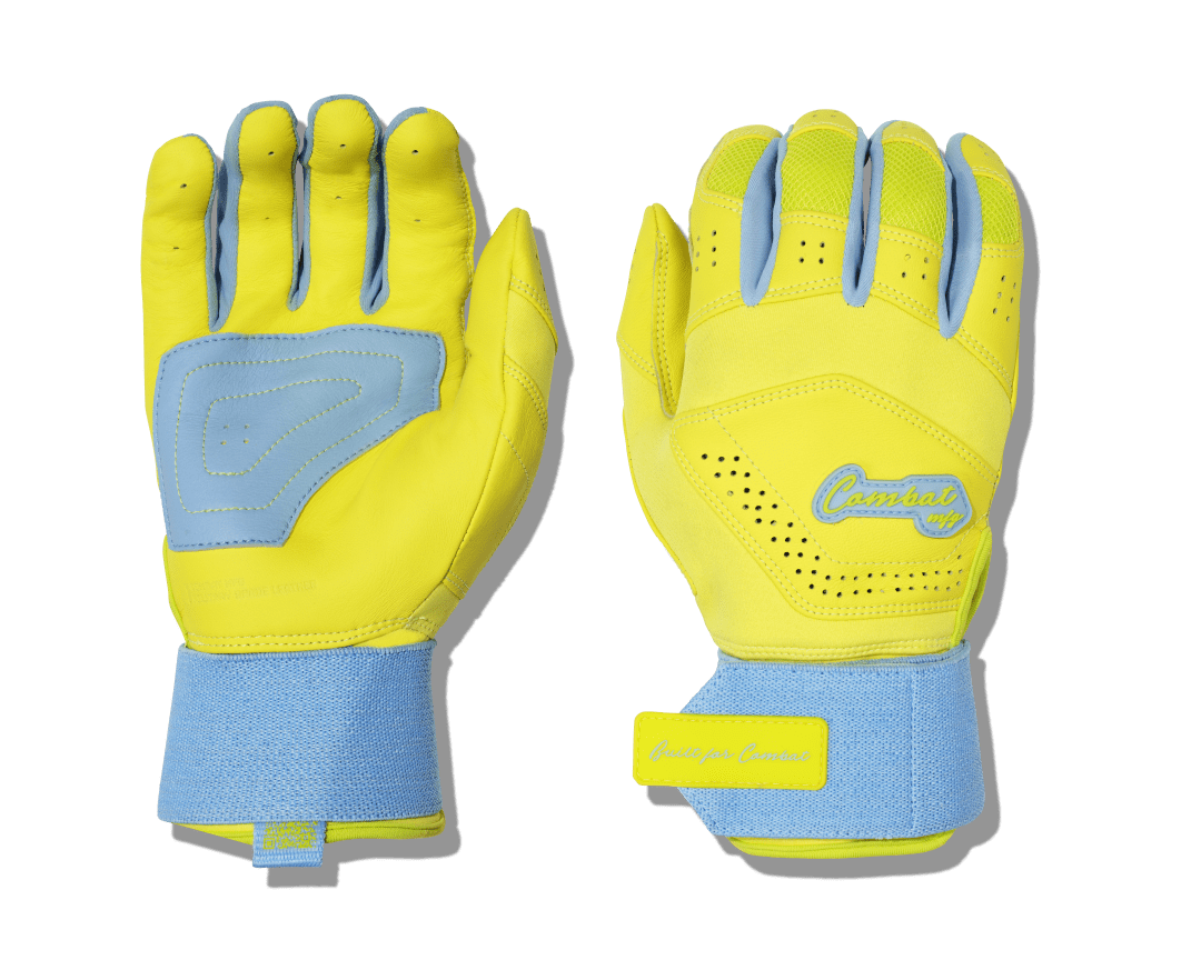 COMBAT MFG YIN YANG LONG STRAP BATTING GLOVES - XL