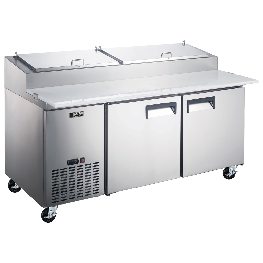 GRPZ-2D/67 - BD PIZZA PREP TABLE 2 DR 67"W