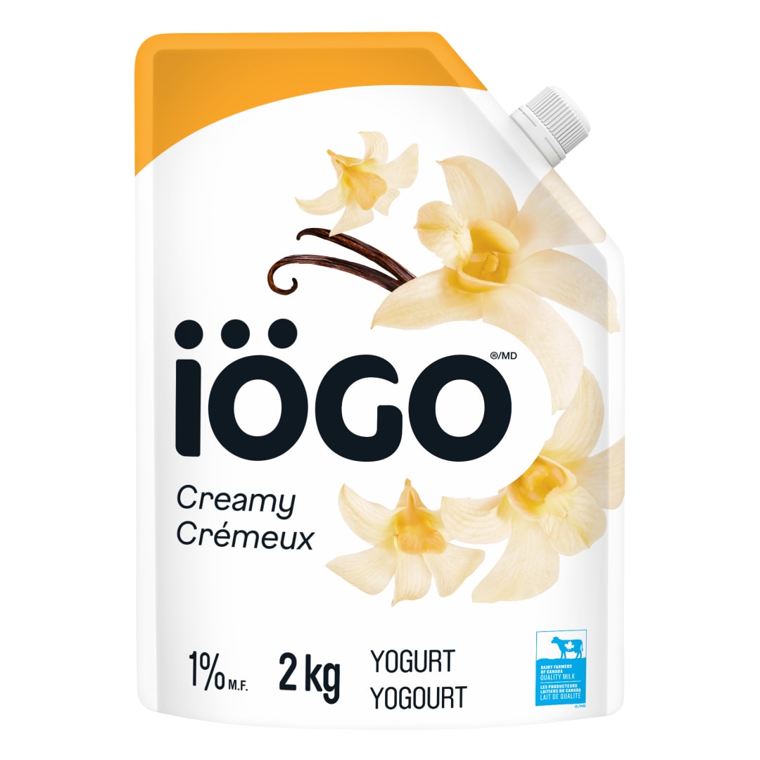 iÖGO Vanilla Lactose-Free Yogurt Pouch 1%