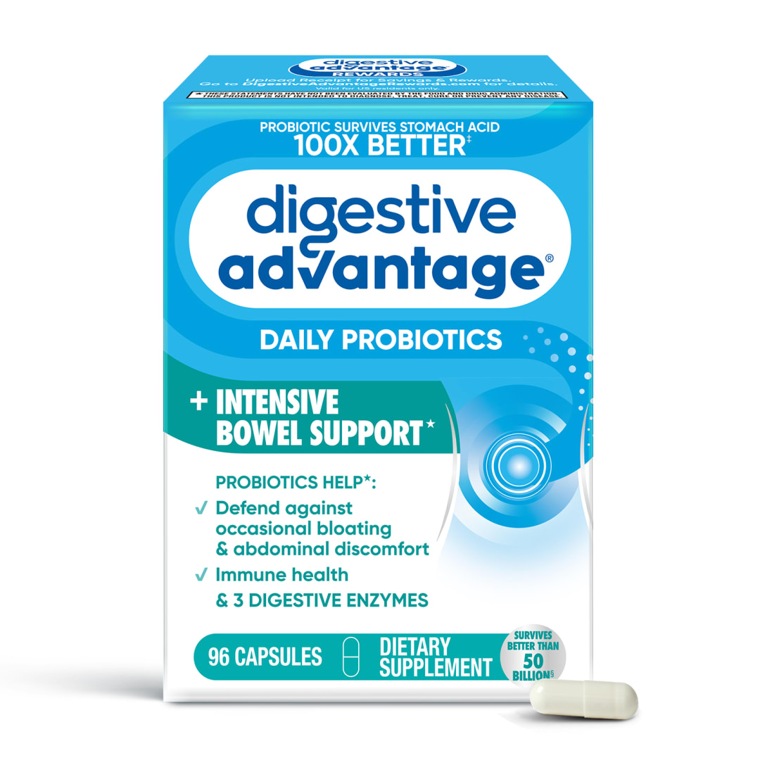 DIGESTIVE ADVANTAGE® Intensive Bowel Support - Capsule 36/96 ct.