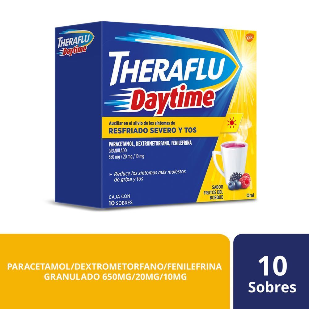 Theraflu Te Antigripal Daytime Caja con 10 sobres