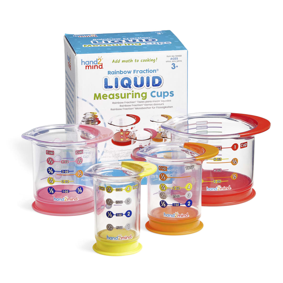 RAINBOW FRACTION® LIQUID MEASURING CUPS