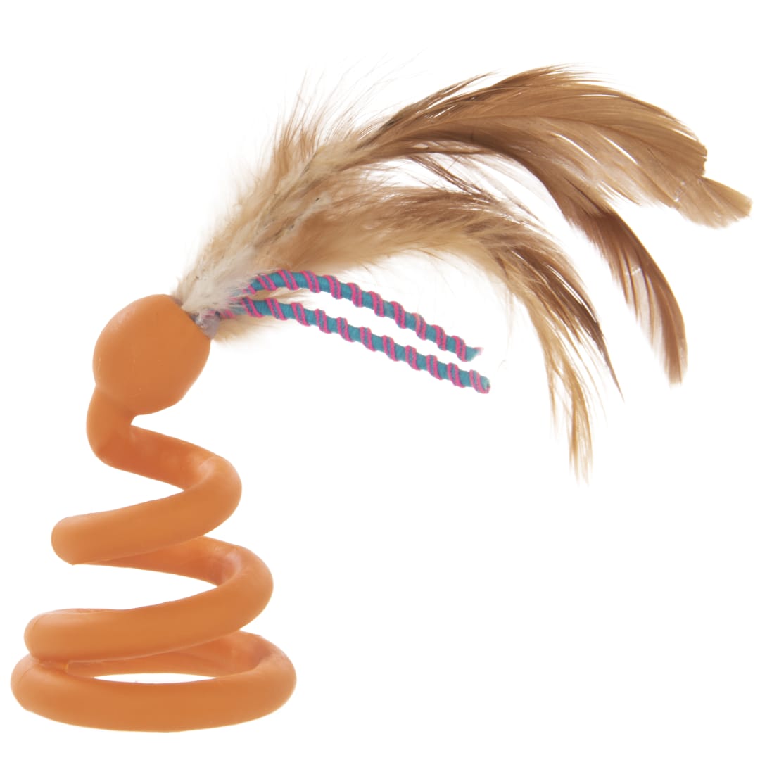Petlinks Batty Boing Soft Spring Feather Cat Toy