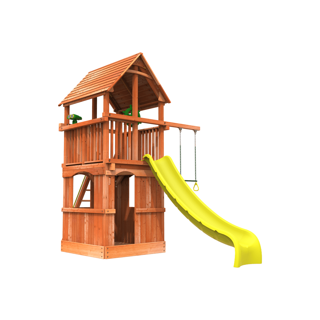 Woodplay Playhouse 5' Combo G