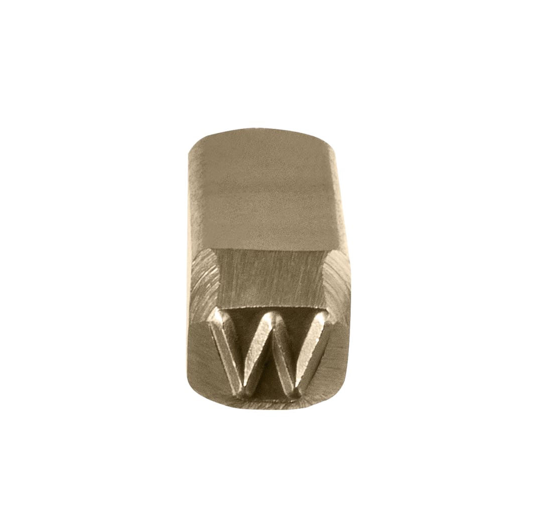 Stamp Sort-3/16" Standard Lower Case W