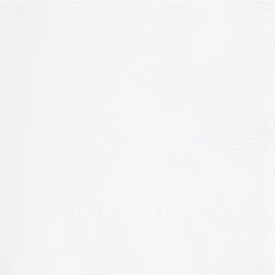 Bright White Solid Luncheon Napkins, 40ct