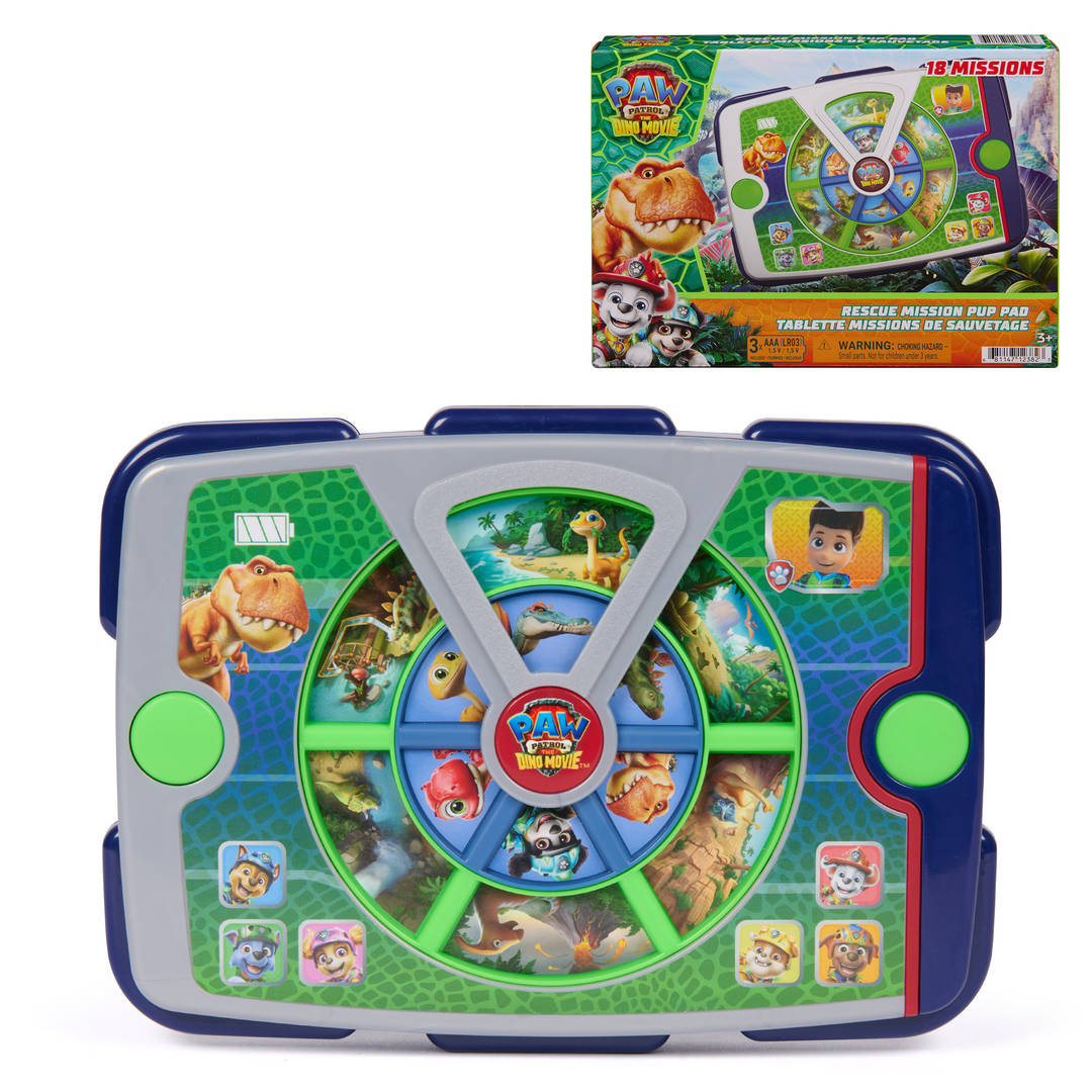 PAW Patrol The Dino Movie Rescue Mission Pup Pad Interactive Toy