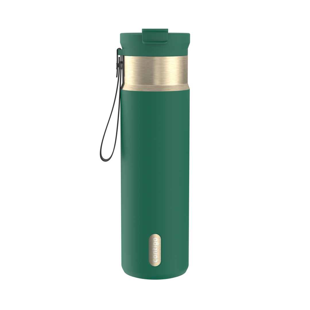 Contigo DualSip® 710 ml Botella Térmica Compacta de Acero Inoxidable a Prueba de Fugas con Tapa de Doble Uso