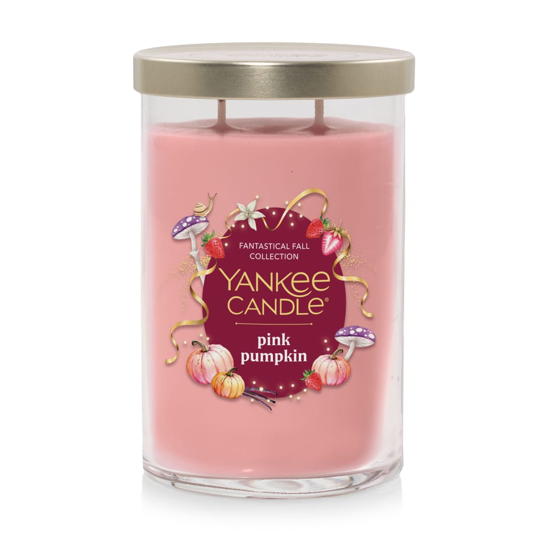 Yankee Candle Pink Pumpkin Large Tumbler Scented Candles, 20 oz