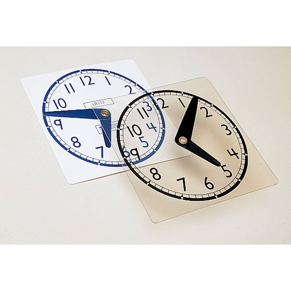 CLOCK DIALS, PLASTIC PK/10