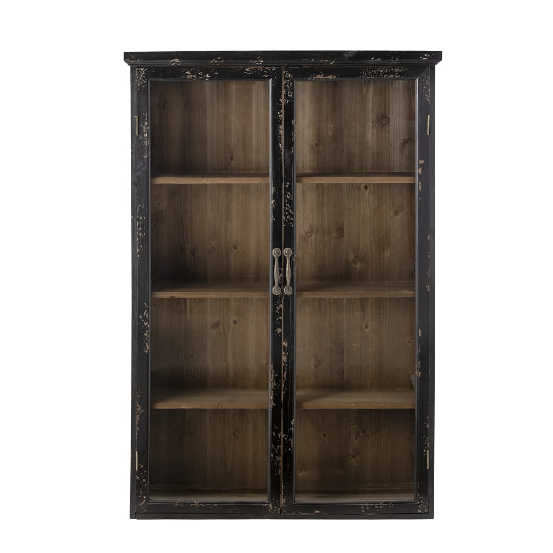 82064056 - Hazem Cabinet, Black, Firwood STOCK: 20