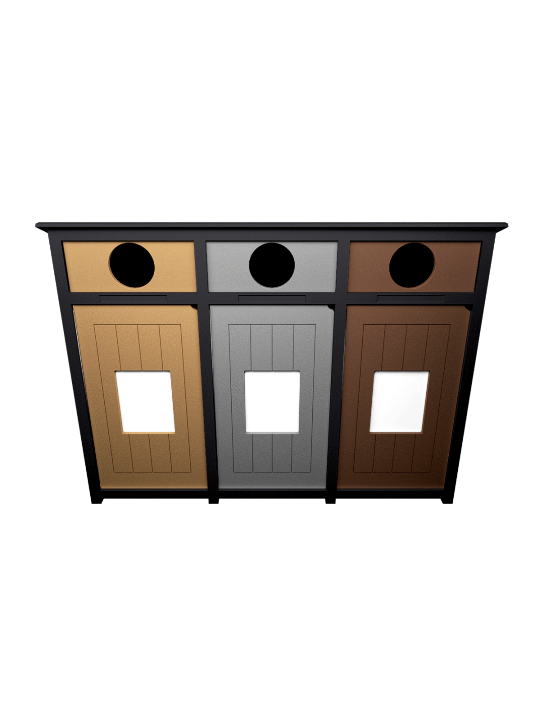  AURA - Triple - Unit - Circle - Black-Cedar-Grey-Brown
