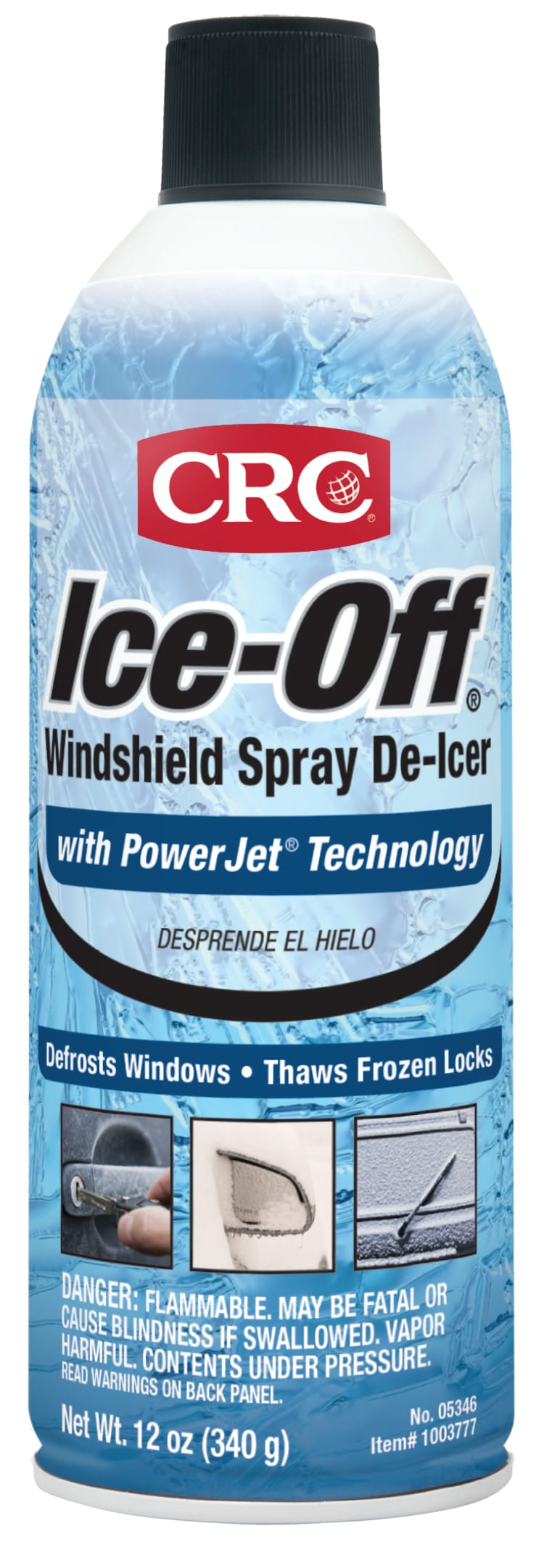 CRC Ice-Off Windshield Spray De-Icer 1X12OZ