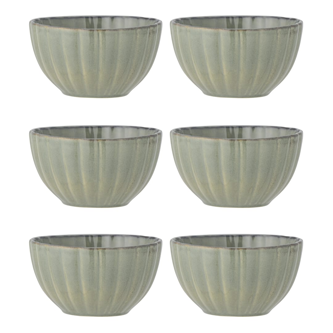 82061195 - Latina Bowl, Multipack, Green, Stoneware STOCK: 10