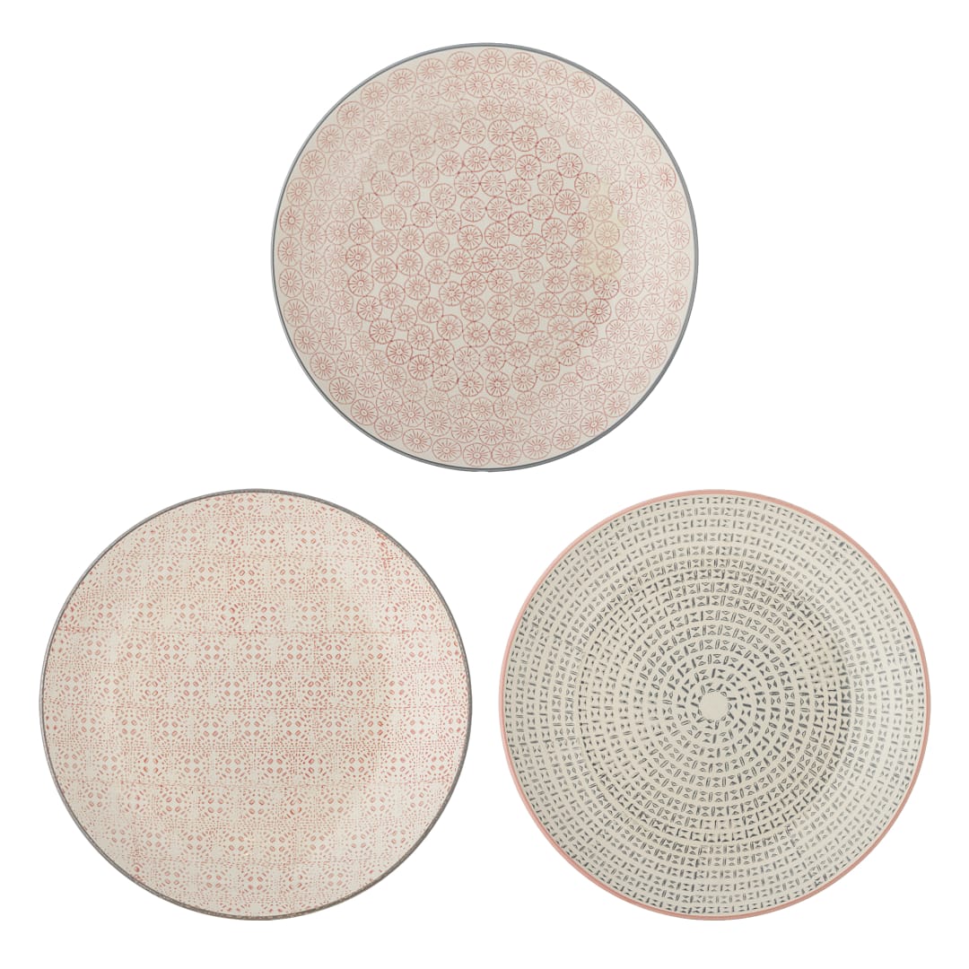 21100413 - Cécile Plate, Multi, Stoneware STOCK: 99