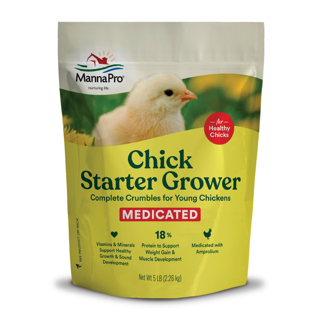 Manna Pro Chick Starter Grower - Medicated - 5 lbs