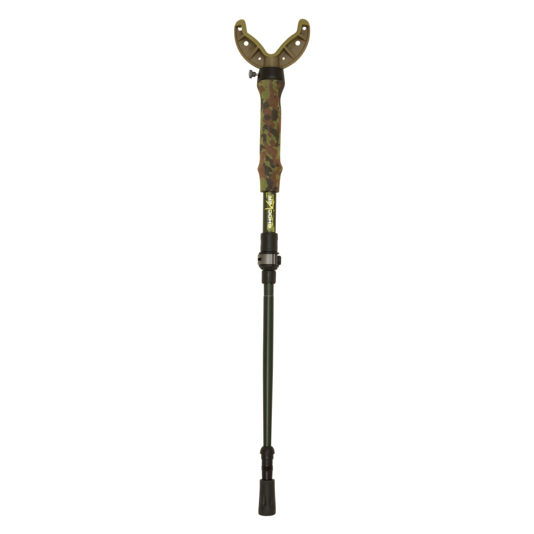 Shocker™ Tom Taker Click-Stix Shooting Stick, 36" Max Height, Green/Camo