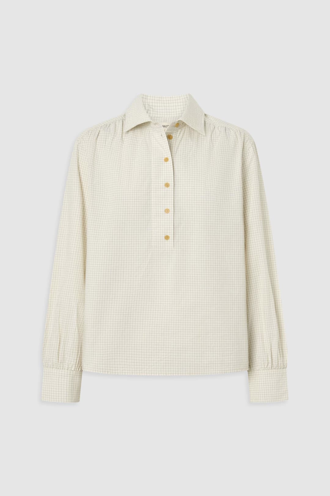 Soft Check Button Shirt
