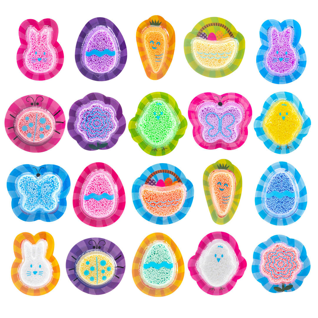 20 SINGLE PLAYFOAM PODS EASTER-SPRING