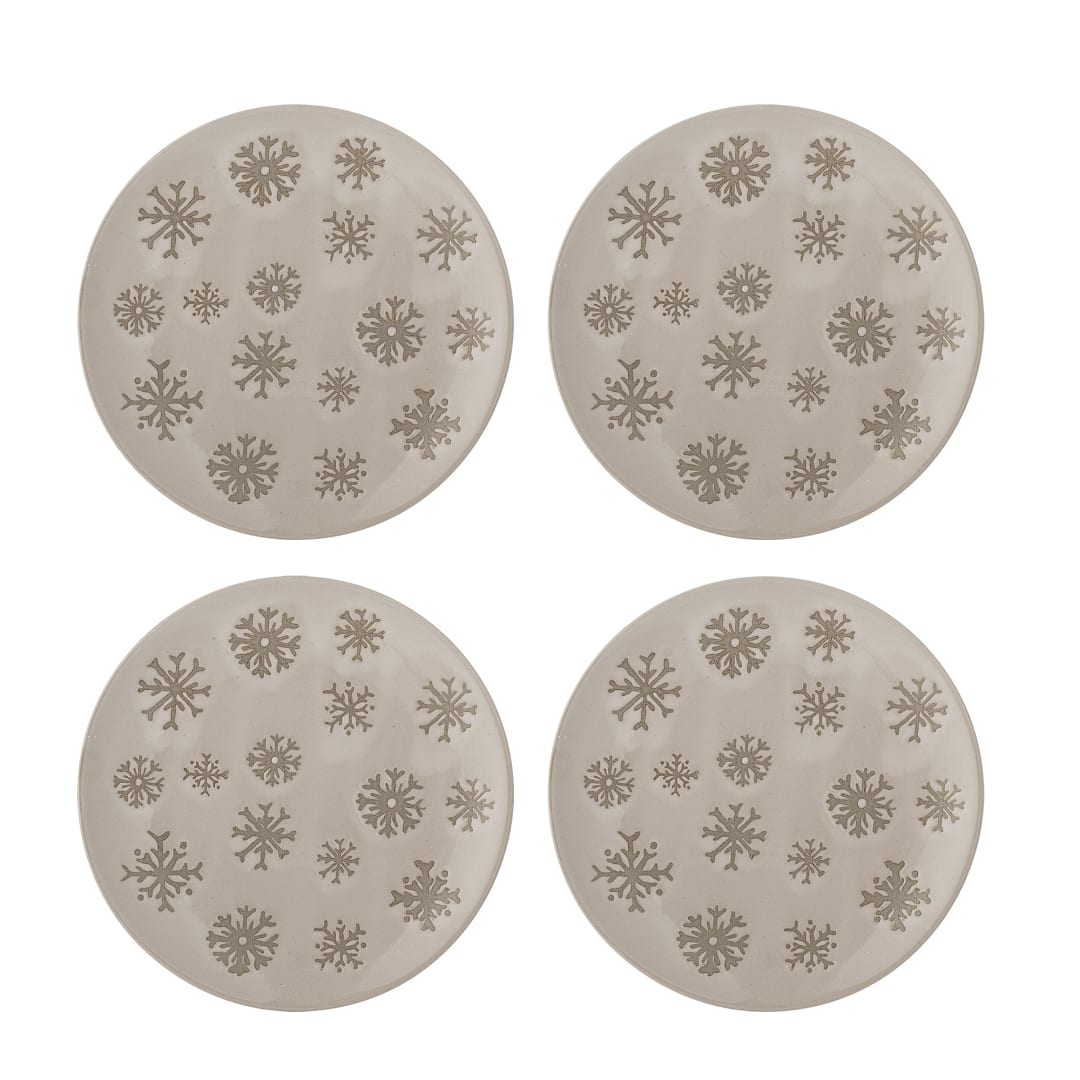 82063325 - Snowie Plate, Nature, Stoneware STOCK: 154